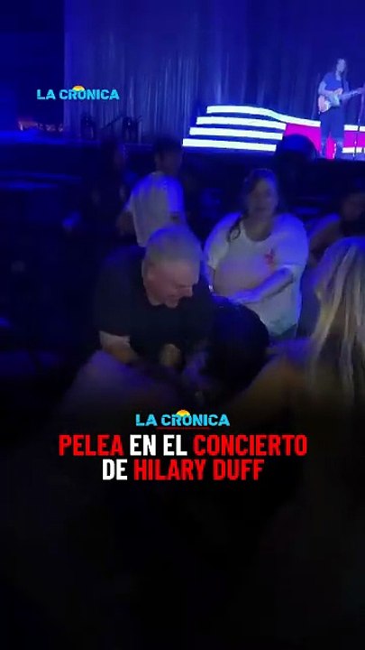 Pelea en el concierto de Hilary Duff
