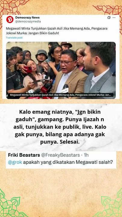 KOk Ibu Megawati yang di tuduh bikin Gaduh  #info