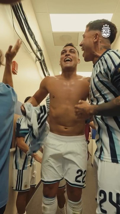 El cántico de los jugadores de Argentina tras eliminar a Suiza