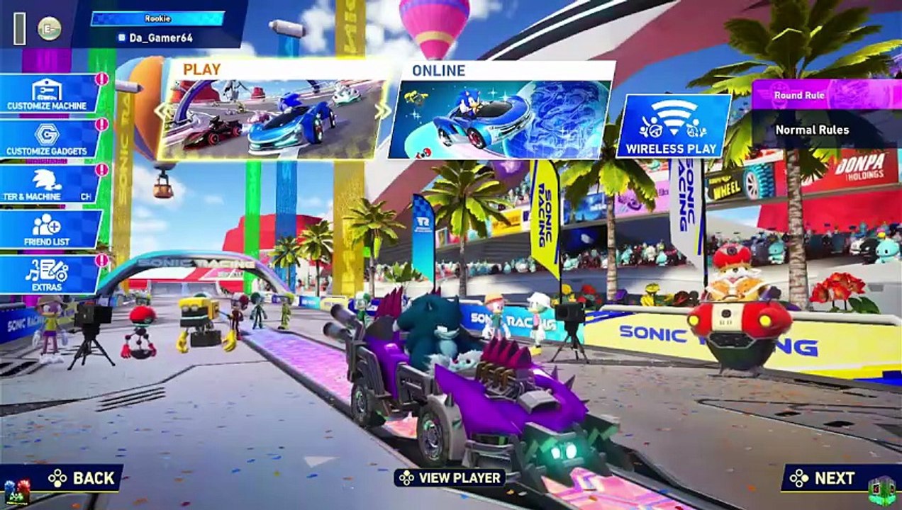 Boom Boo Grand Prix - Normal Speed  | Sonic Racing: Crossworlds (Switch) | CPP