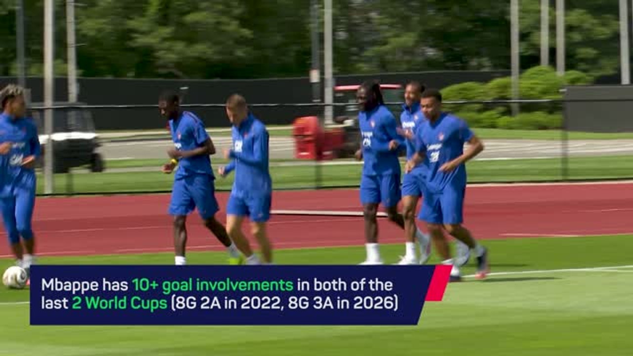 Mbappe trains with France after ankle scare ahead of World Cup semi-final
