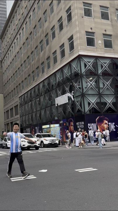 Nelson Wang attended a gathering with World Cup fans at Rockefeller Center (Episode 1) on July 11, 2026.