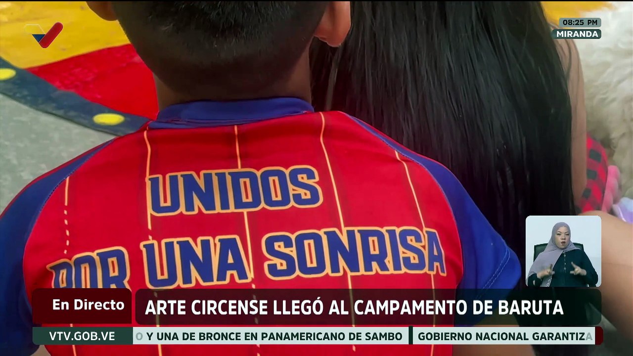 Arte circense se convierte en puente de conexión humana para las familias de Caracas y La Guaira
