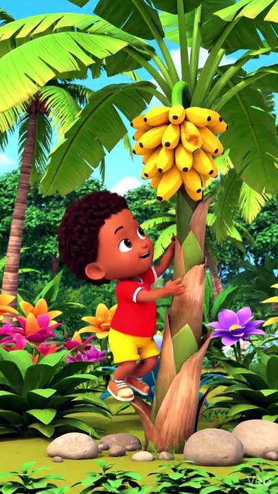 Learning Fruit Names for Kids | Interactive Fruit Lesson | Banana, Mango, Apple#viral #trading #cartoon