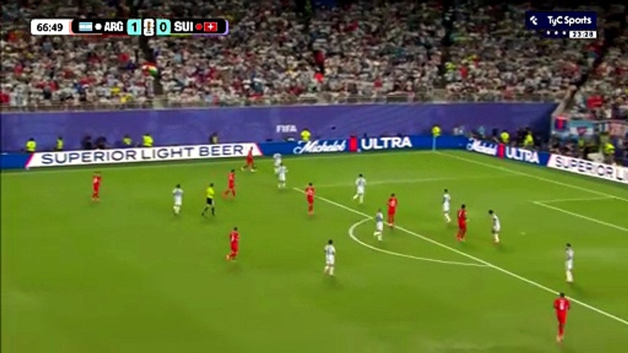 Argentina 1 - 1 Suiza | Gol de Dan Ndoye