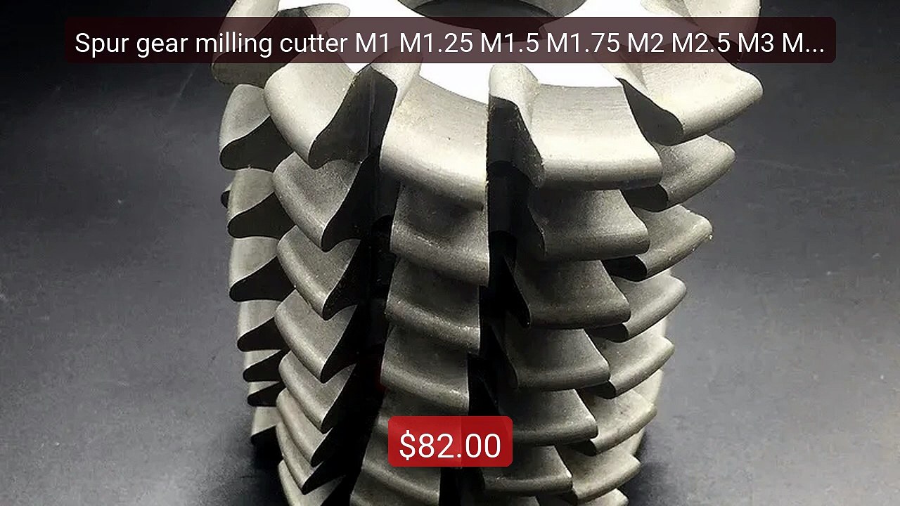 Spur gear milling cutter M1 M1.25 M1.5 M1.75 M2 M2.5 M3 Modulu... -- Hot Deal 2026 | Limited Offer!