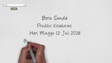Kode Syair Boru Sunda Hari Minggu 12 Juli 2026 #paktuntung