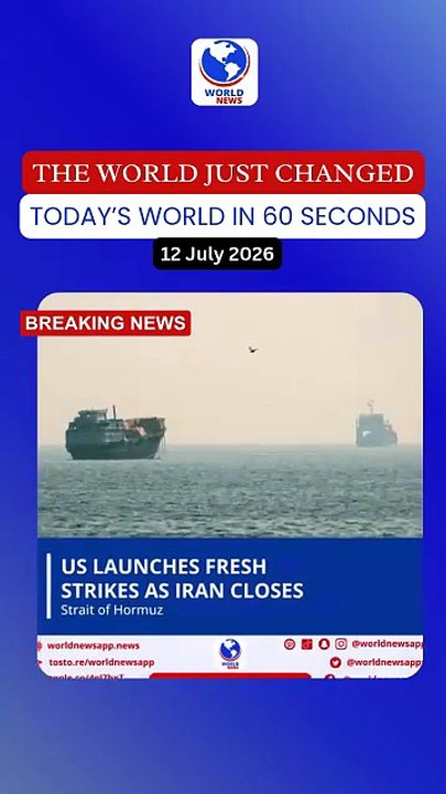 US launches fresh strikes as Iran closes Strait of Hormuz