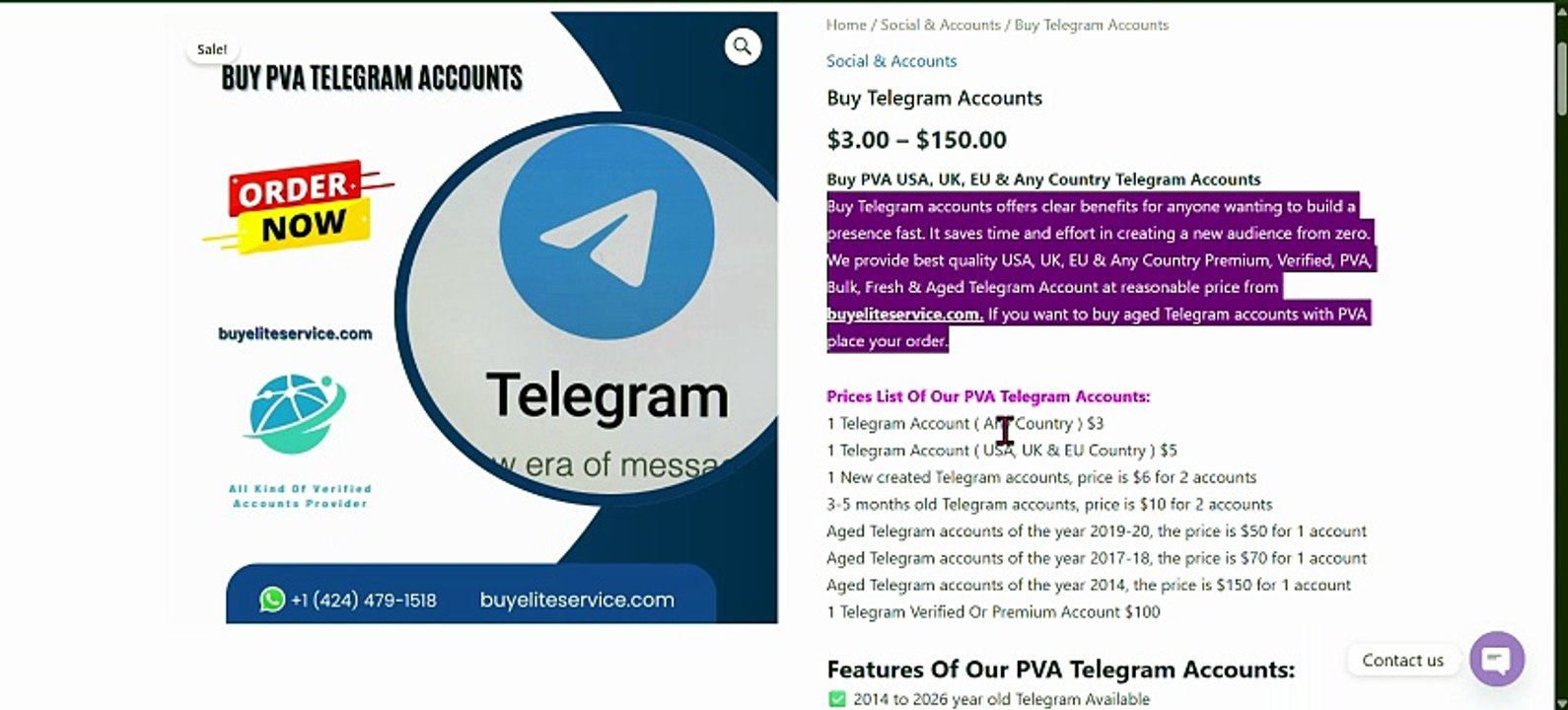 Top 17 Places to Buy Telegram Accounts safely in .. ...