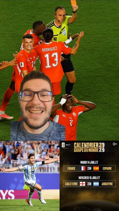 L'ARGENTINE ET L'ANGLETERRE VONT SE RETROUVER EN DEMI-FINALE !