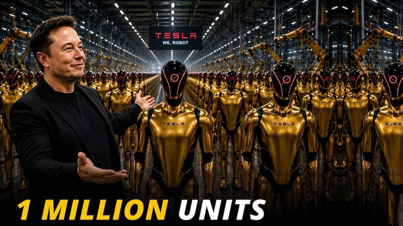 Elon Musk Shocks the World: 1 Million Optimus GEN 3 Robots Going Into Production