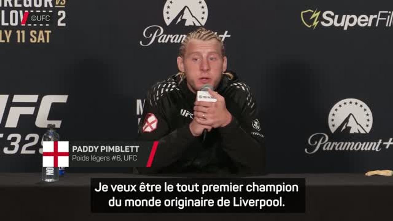 UFC 329 - Après la victoire contre BSD, Pimblet...