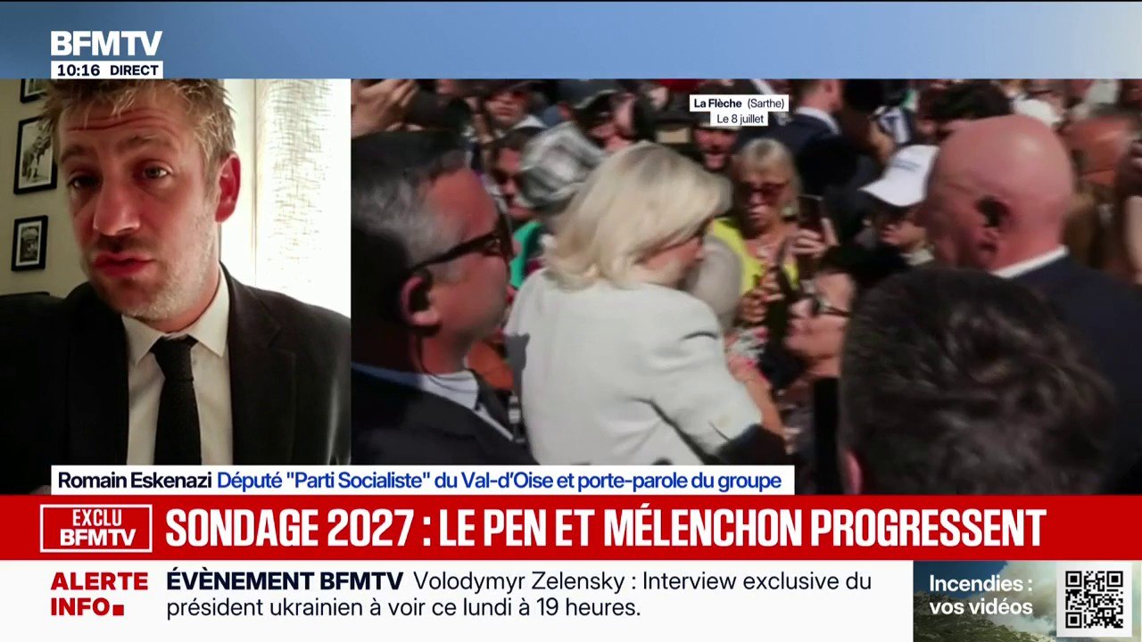Présidentielle 2027: "Quand on a confié au RN des mandats européens, ils ont plutôt travaillé pour leurs propres intérêts", déclare Romain Eskenazi, député PS du Val d'Oise