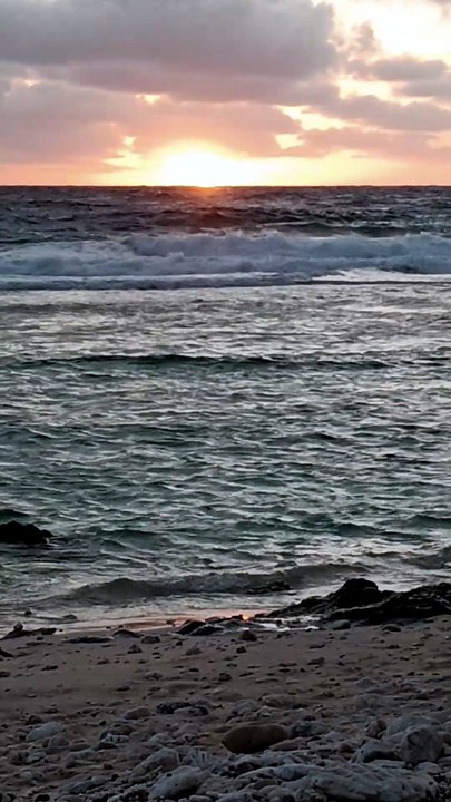 Cook Islands sunset view