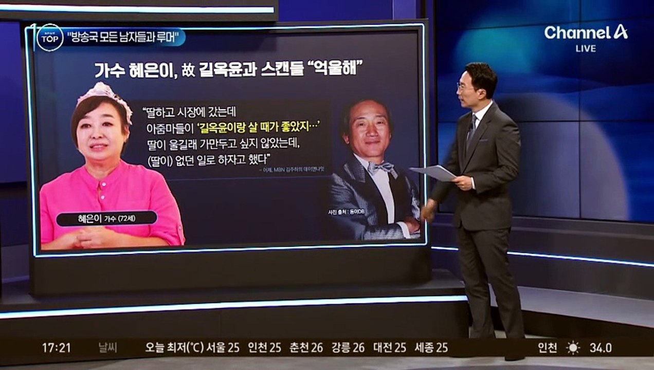 혜은이, 故길옥윤 스캔들에 “은퇴 고민”