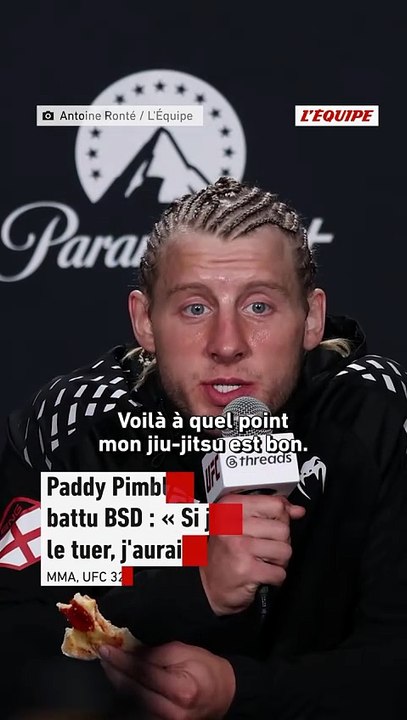 Paddy Pimblett après avoir battu Benoît Saint Denis : « Si j'avais voulu le tuer, j'aurais pu » - MMA - UFC 329