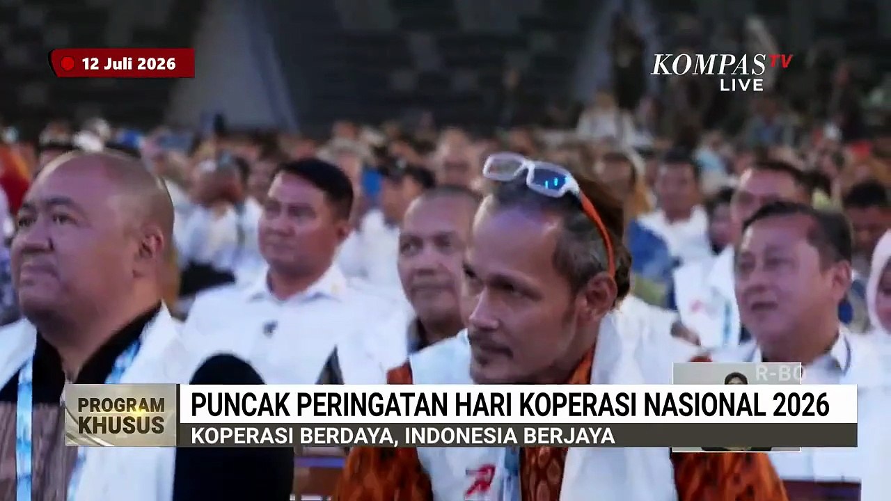 [FULL] Pidato Prabowo Jelaskan Konsep Kopdes Merah Putih di Hari Koperasi Nasional 2026