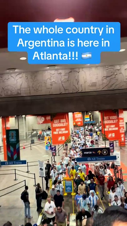 ARGENTIA FANS GO CRAZY IN ATLANTA