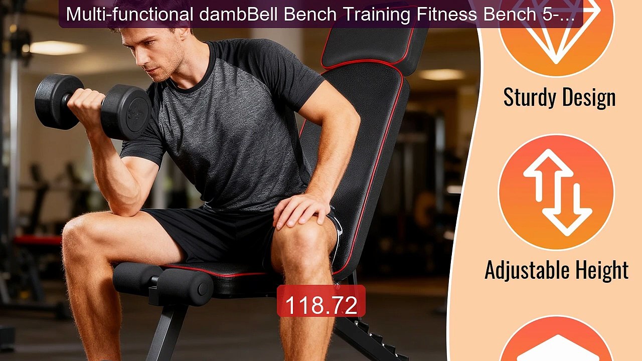 Multi-functional dambBell Bench Training Fitness Bench 5-gear. gea... -- Best Deal 2026 | Shop Now!