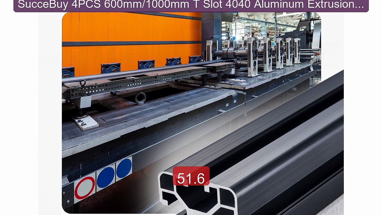 SucceBuy 4PCS 600mm/1000mm T Slot 4040 Aluminum Extrusion Prof... -- Hot Deal 2026 | Limited Offer!