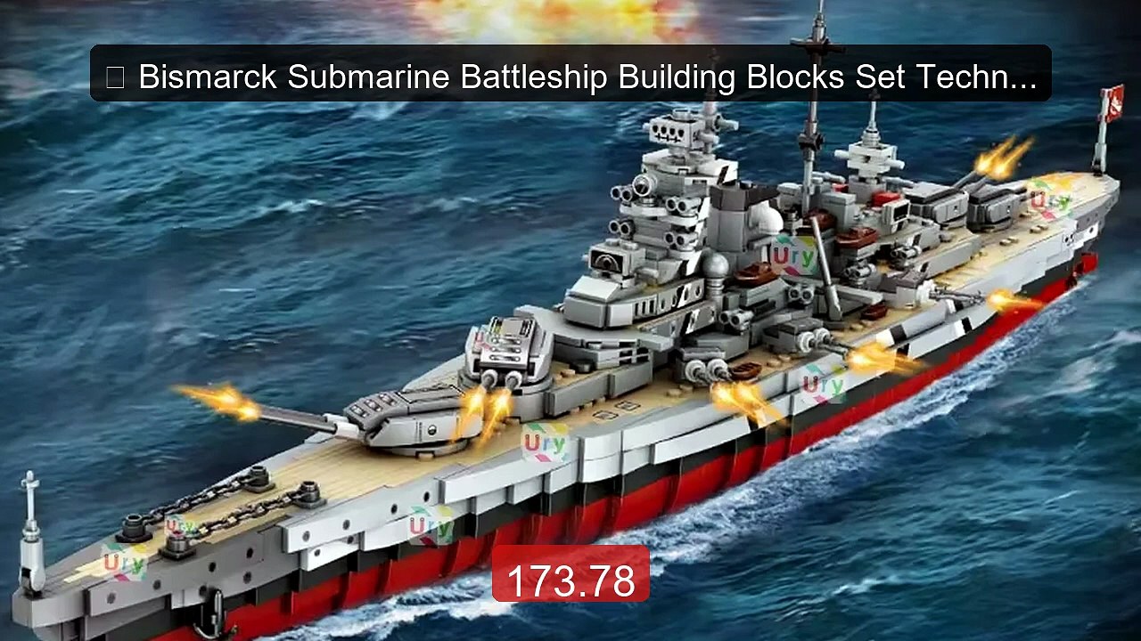 Bismarck Submarine Battleship Building Blocks Set Technik... -- Top Pick 2026 | Unbeatable Price!