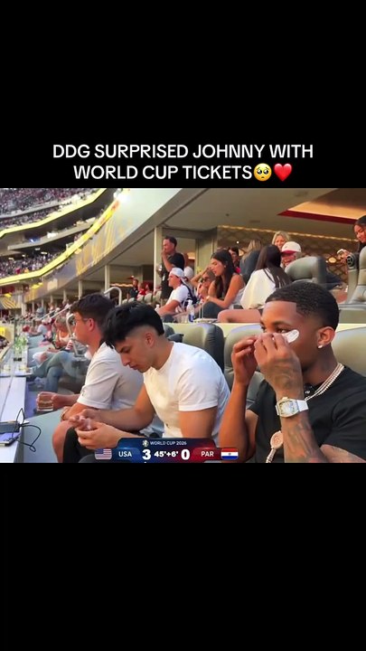 DDG Surprises Johnny With World Cup Tickets!