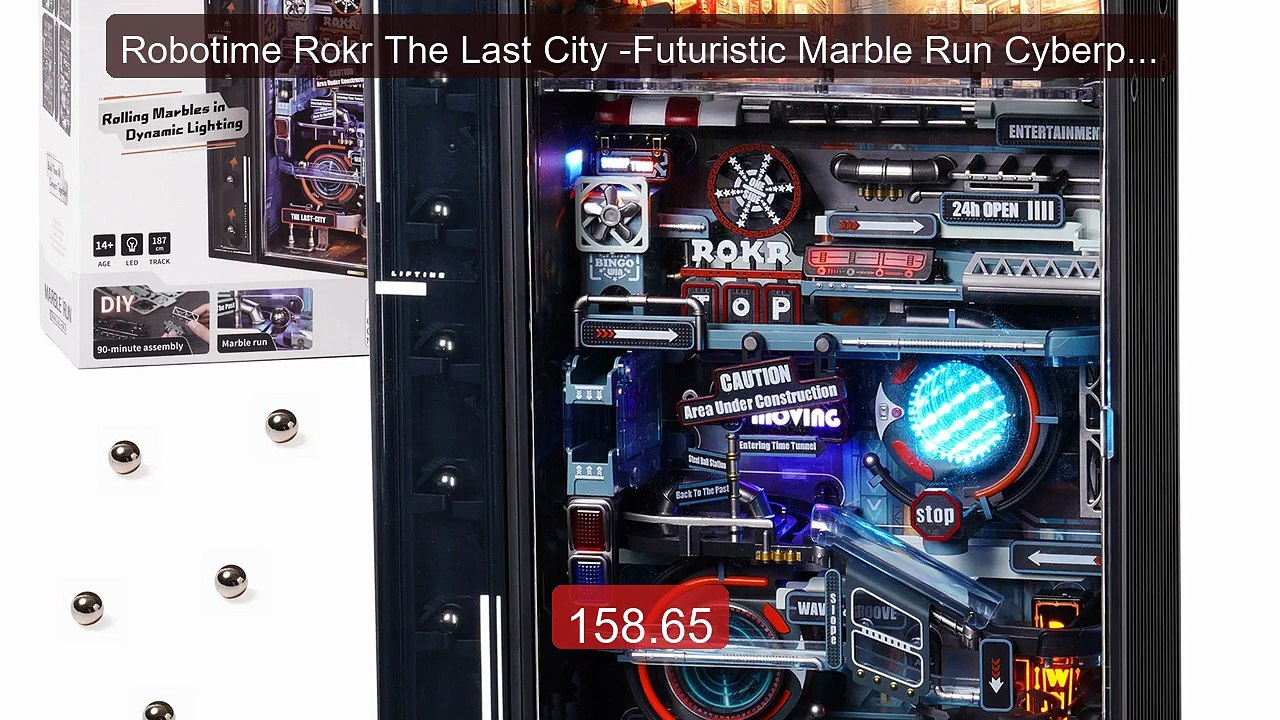 Robotime Rokr The Last City -Futuristic Marble Run Cyberpunk G... -- Hot Deal 2026 | Limited Offer!