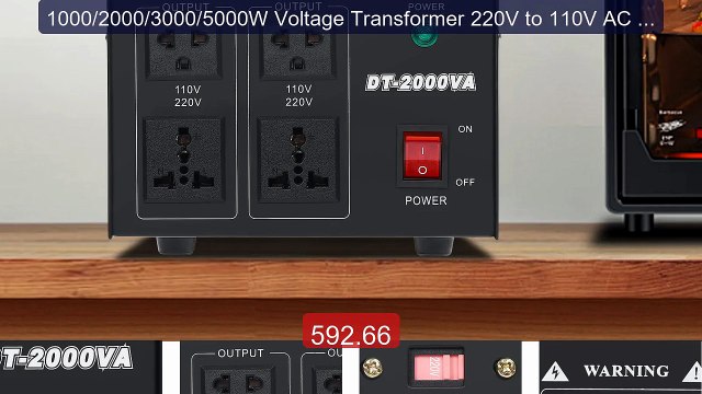 1000/2000/3000/5000W Voltage Transformer 220V to 110V AC Volta... Hot Deal 2026 | Limited Offer!