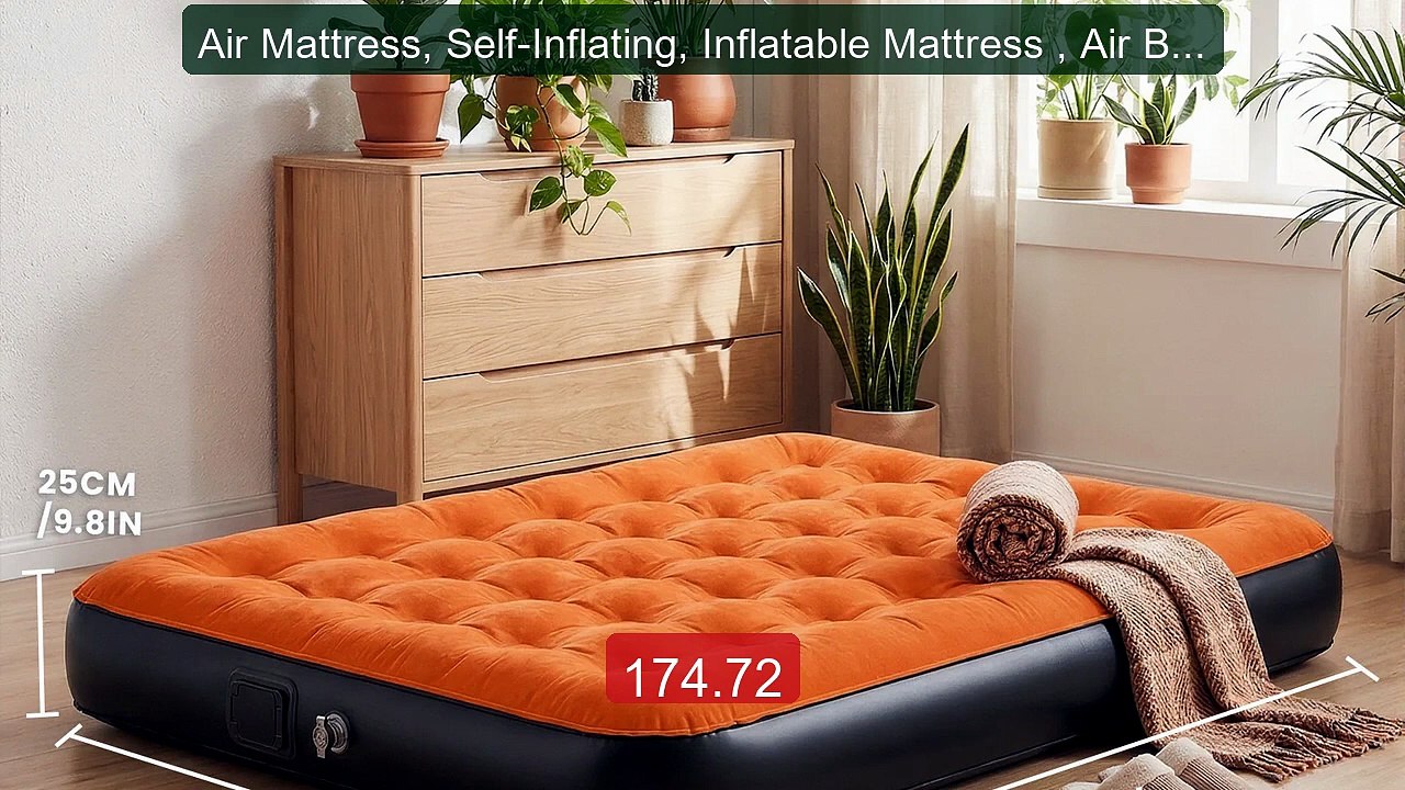 Air Mattress, Self-Inflating, Inflatable Mattress , Air Bed, 2... -- Hot Deal 2026 | Limited Offer!