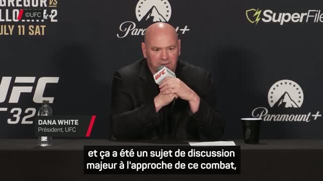 UFC 329 - White pense que McGregor a une rupture du ligament croisé antérieur