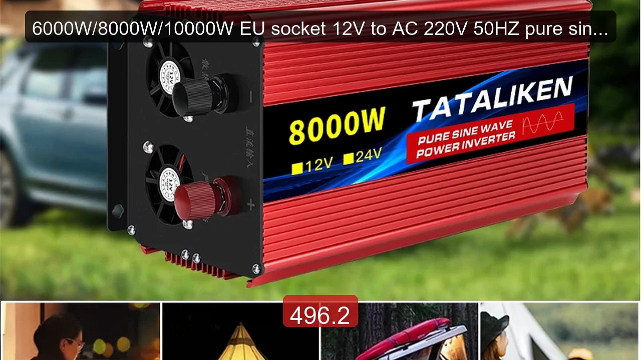 6000W/8000W/10000W EU socket 12V to AC 220V 50HZ pure sine wave in... -- Best Deal 2026 | Shop Now!