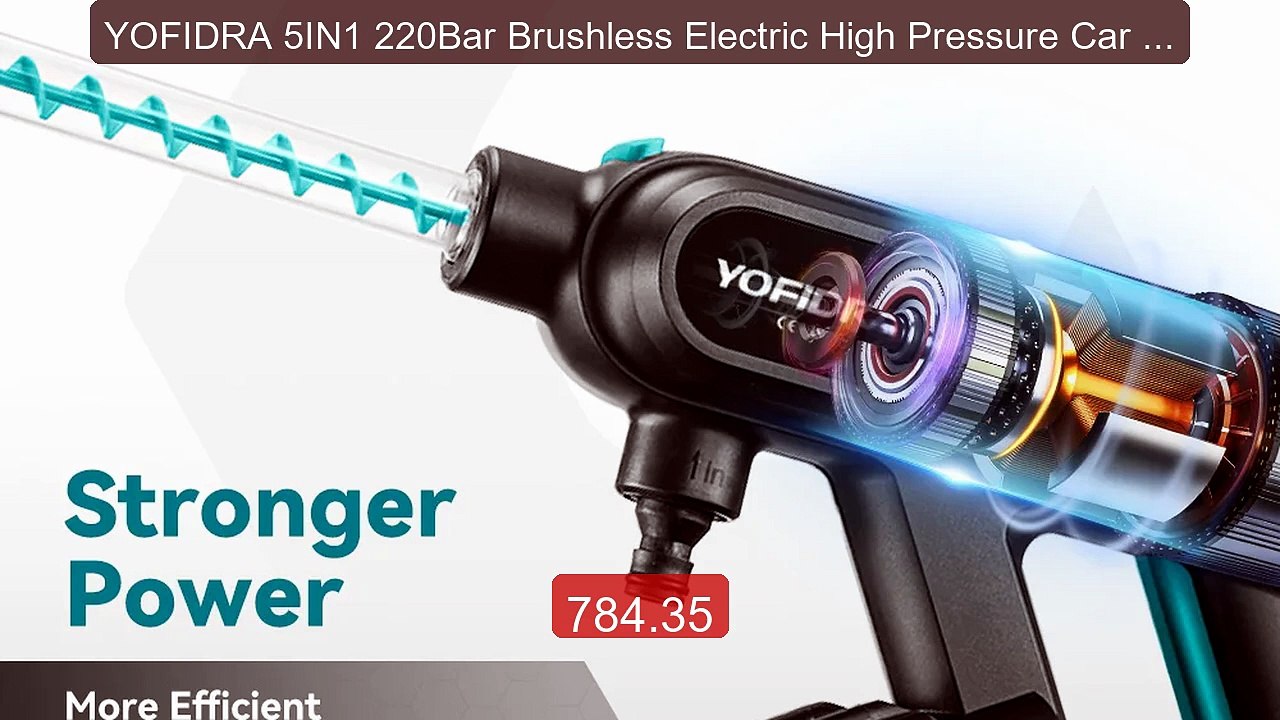YOFIDRA 5IN1 220Bar Brushless Electric High Pressure Car Wa... -- Top Pick 2026 | Unbeatable Price!