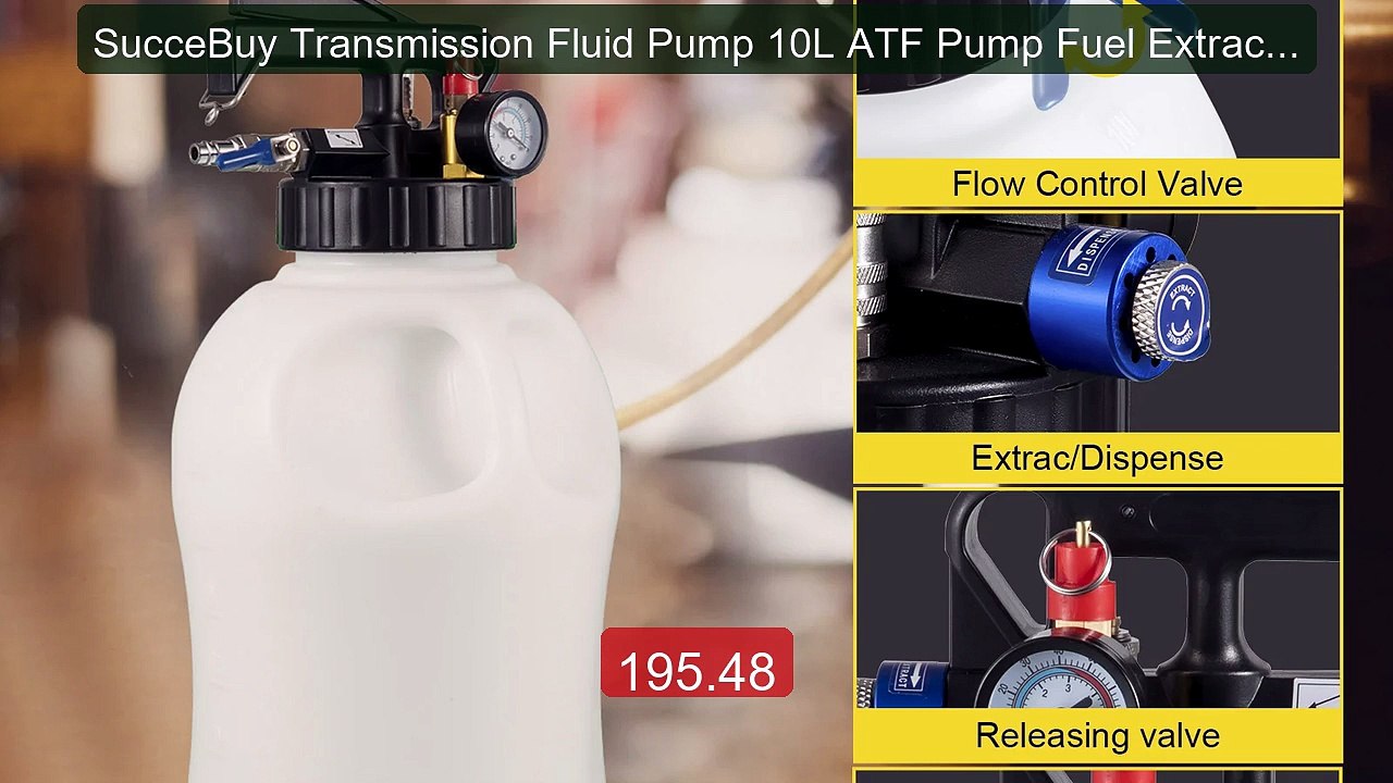 SucceBuy Transmission Fluid Pump 10L ATF Pump Fuel Extraction with... -- Best Deal 2026 | Shop Now!