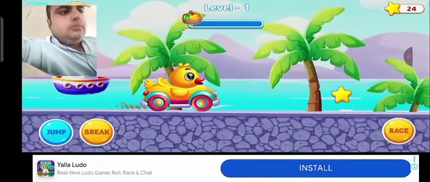 " Cute animal car racing yellow duck 🦆 🦆 gameplay 🤩😁"
