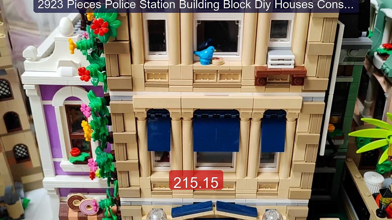 2923 Pieces Police Station Building Block Diy Houses Construc... -- Amazing Value 2026 | Must Have!