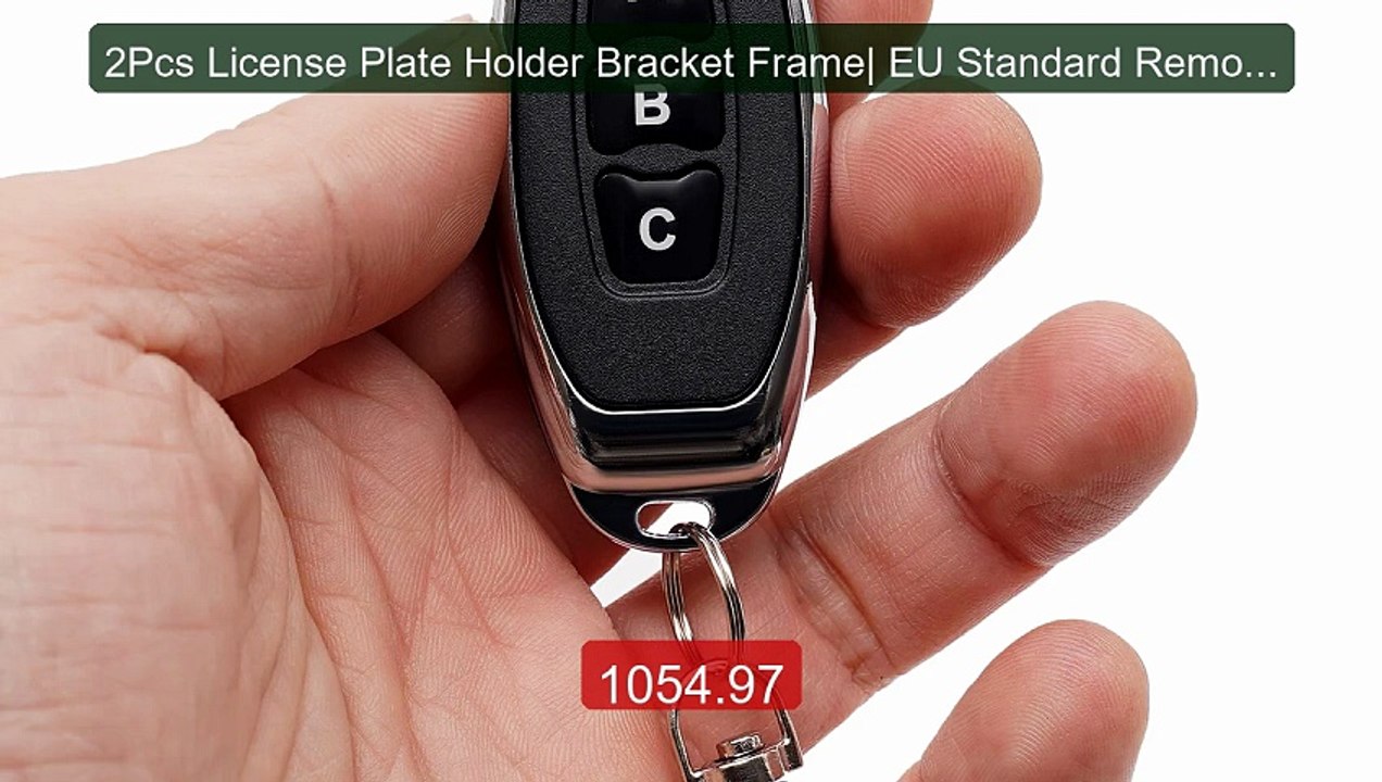 2Pcs License Plate Holder Bracket Frame| EU Standard Remote... -- Top Pick 2026 | Unbeatable Price!