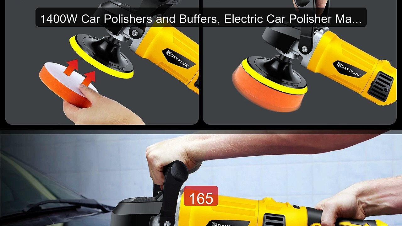 1400W Car Polishers and Buffers, Electric Car Polisher Machine... -- Best Buy 2026 | Great Quality!
