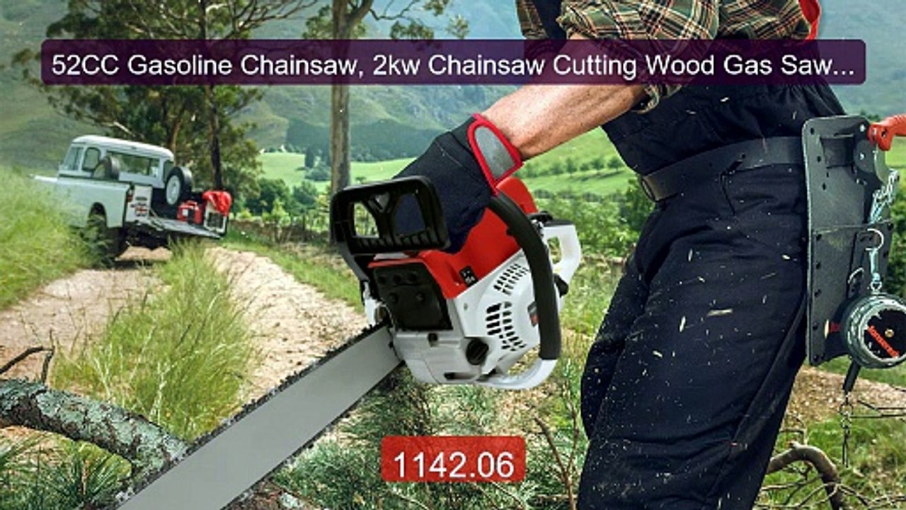 52CC Gasoline Chainsaw, 2kw Chainsaw Cutting Wood Gas Sawing, 2-St... -- Best Deal 2026 | Shop Now!