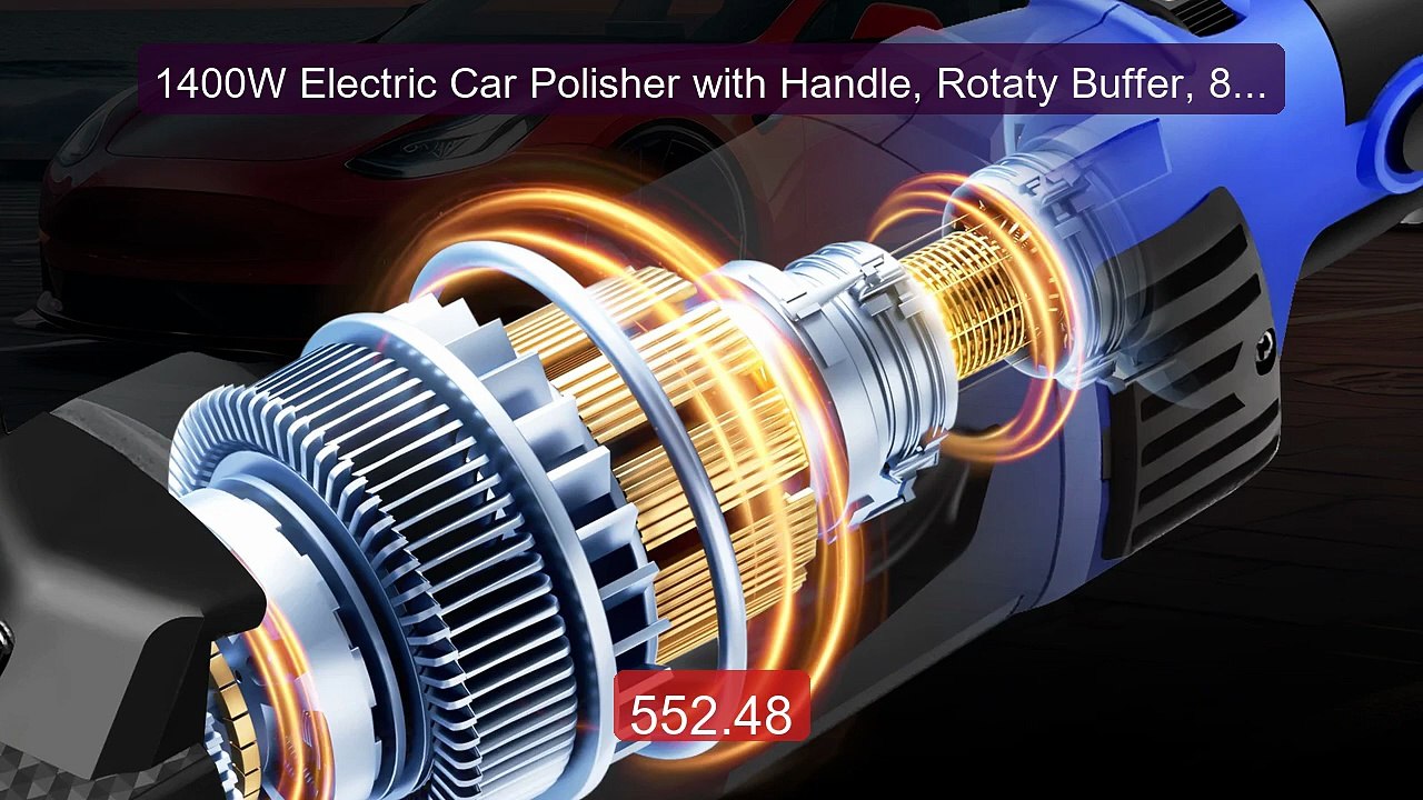 1400W Electric Car Polisher with Handle, Rotaty Buffer, 800-35... -- Hot Deal 2026 | Limited Offer!