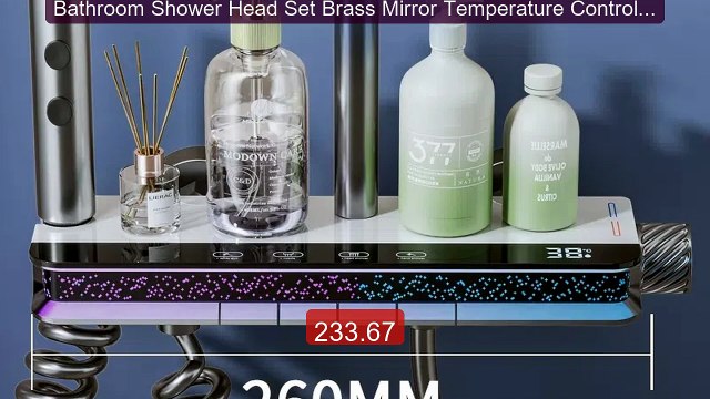 Bathroom Shower Head Set Brass Mirror Temperature Control Bathtub F... Top Rated 2026 | Buy Now!