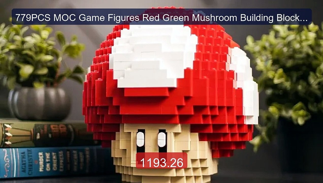 779PCS MOC Game Figures Red Green Mushroom Building Blocks Model D... -- Best Deal 2026 | Shop Now!