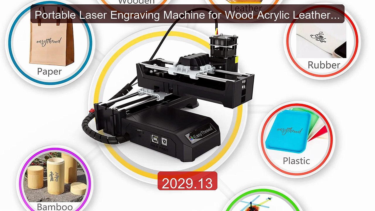 Portable Laser Engraving Machine for Wood Acrylic Leather B... -- Top Pick 2026 | Unbeatable Price!