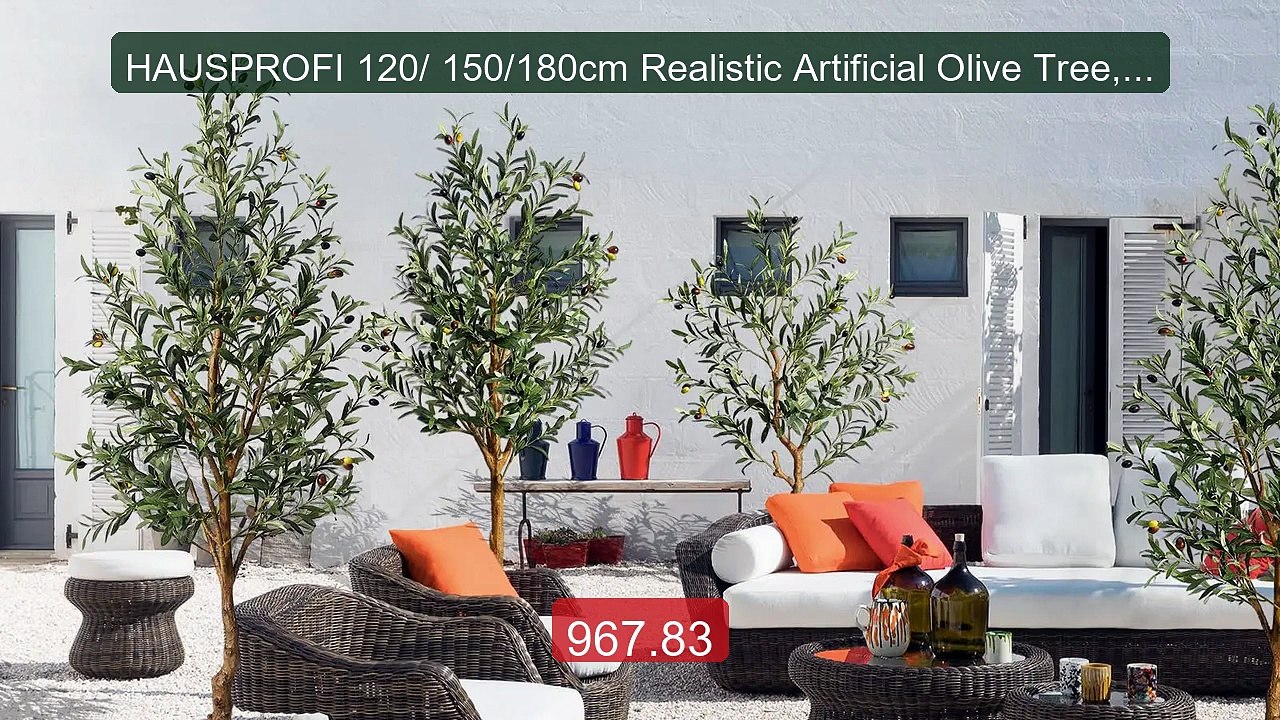 HAUSPROFI 120/ 150/180cm Realistic Artificial O...
