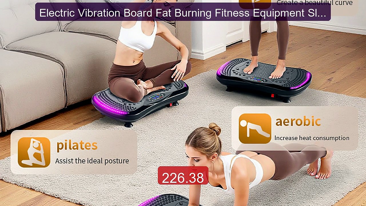 Electric Vibration Board Fat Burning Fitness Equipment Sliming... -- Hot Deal 2026 | Limited Offer!