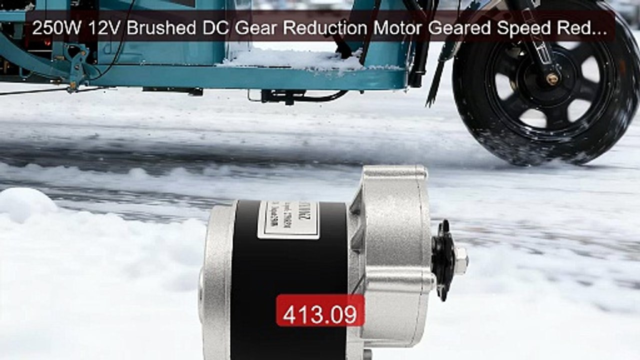 250W 12V Brushed DC Gear Reduction Motor Geared Speed Reducer ... -- Best Buy 2026 | Great Quality!