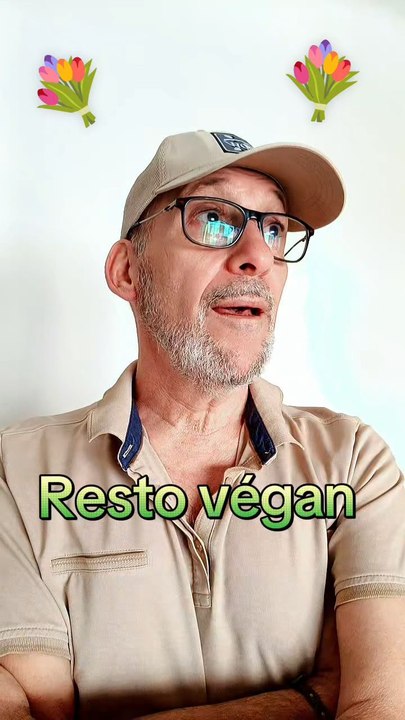 Au resto végan 💐