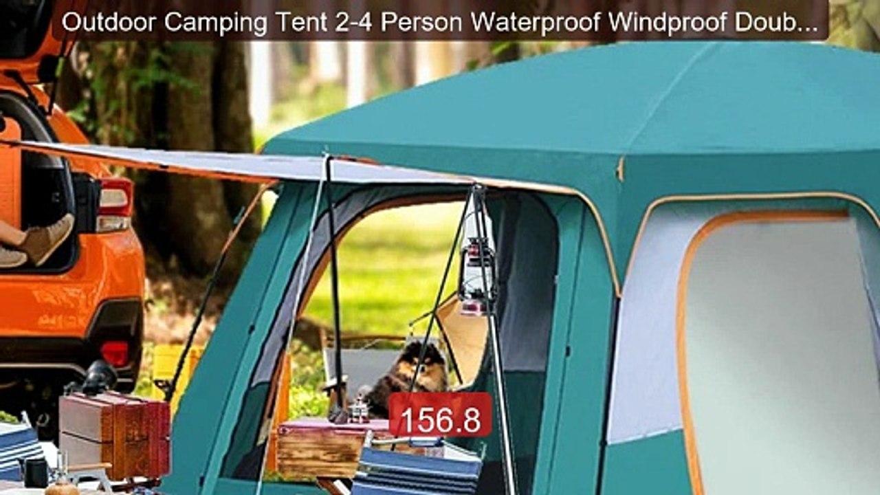 Outdoor Camping Tent 2-4 Person Waterproof Windproof Double La... -- Hot Deal 2026 | Limited Offer!