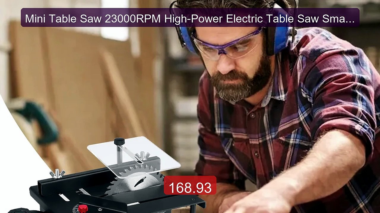 Mini Table Saw 23000RPM High-Power Electric Table Saw Small C... -- Amazing Value 2026 | Must Have!