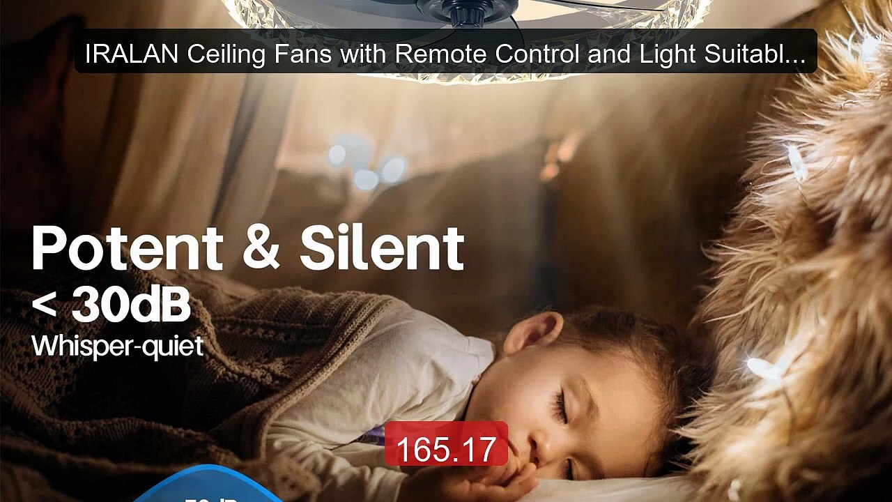 IRALAN Ceiling Fans with Remote Control and Light Suitable ... -- Top Pick 2026 | Unbeatable Price!