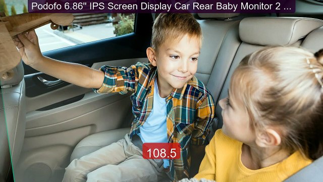 Podofo 6.86'' IPS Screen Display Car Rear Baby Monitor 2 AHD ... Amazing Value 2026 | Must Have!